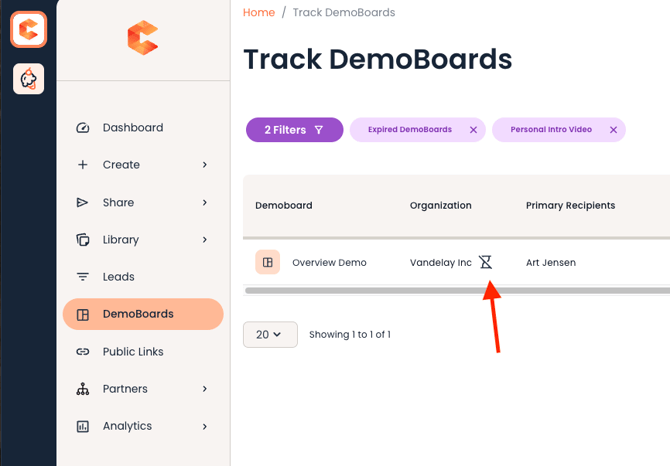 Manually Expire or Active DemoBoards Step 5