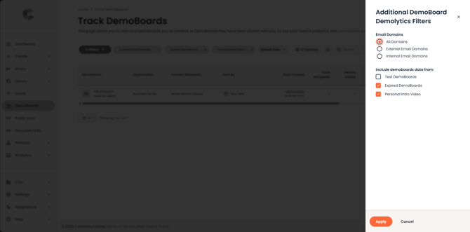 track-DB-test-filter
